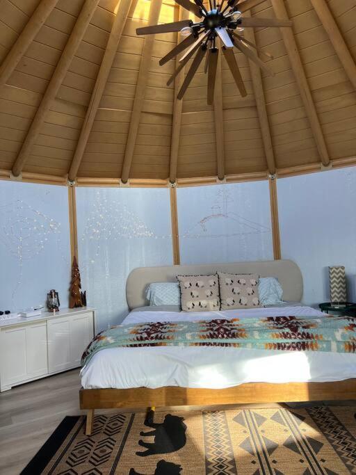 Glamping-Sky Dome Yurt-Tiny House-2 By Lavenders Field Vila Valley Center Exterior foto