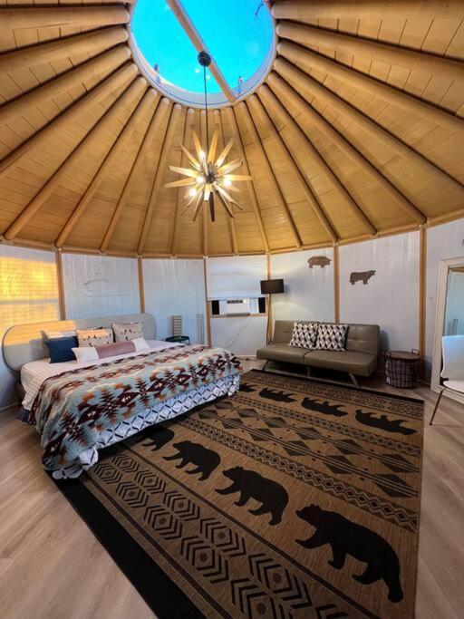 Glamping-Sky Dome Yurt-Tiny House-2 By Lavenders Field Vila Valley Center Exterior foto